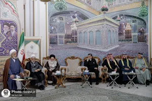 استقبال از شیوخ عشایر عراق در فرودگاه شهید هاشمی&zwnj;نژاد مشهد-۲
