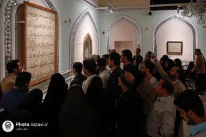 بازدید رتبه&zwnj;های برتر کنکور سراسری و نخبگان علمی کشور از بخش&zwnj;های مختلف حرم امام رضا علیه&zwnj;السلام
