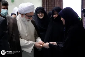 حضور تولیت آستان قدس رضوی در جمع دانش آموزان دبیرستان دخترانه امام رضا(علیه&zwnj;السلام)