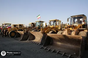 بازدید وزیر راه و شهرسازی از پروژه آزادراه مشهد - چناران - قوچان