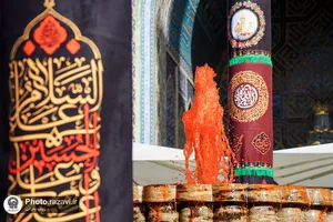 عزاداری تاسوعای حسینی در حرم مطهر رضوی-1