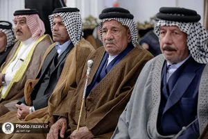 استقبال از شیوخ عشایر عراق در فرودگاه شهید هاشمی&zwnj;نژاد مشهد-۲
