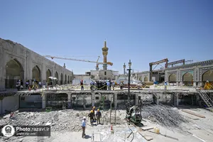 بازدید تولیت آستان قدس رضوی از پروژه&zwnj;های عمرانی حرم مطهر