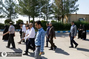 بازدید جمعی از کارکنان آستان قدس رضوی از مجتمع لبنی رضوی