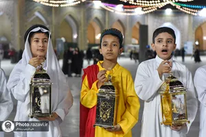 استقبال از ماه مبارک رمضان در حرم مطهر رضوی