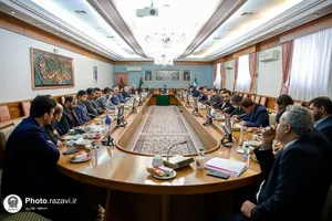 دیدار صمیمانه قائم مقام تولیت آستان قدس رضوی با همکاران سازمان مرکزی