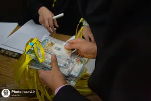 اعتکاف دانش&zwnj;آموزان دختر مدارس امام رضا علیه&zwnj;السلام در حرم مطهر رضوی