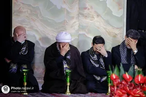 آیین خطبه خوانی شب شهادت امام رضا علیه السلام در حرم مطهر رضوی - 3
