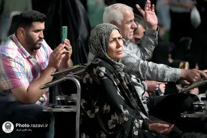 مراسم جشن میلاد امام رضا علیه&zwnj;السلام در صحن غدیر