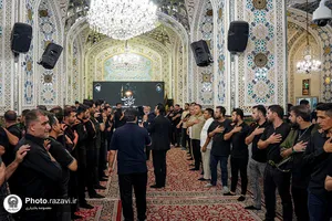 عزاداری هیأت&zwnj;های مذهبی به مناسبت شهادت امام رضا علیه&zwnj;السلام