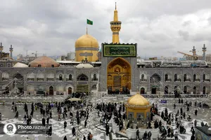 حال و هوای حرم مطهر رضوی در ایام میلاد حضرت معصومه سلام الله علیها