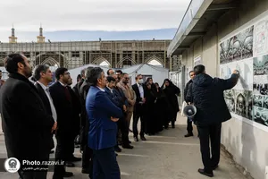 بازدید مسئولین روابط عمومی&zwnj;های استان از پروژه&zwnj;های عمرانی حرم مطهر رضوی