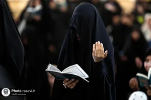 قرائت دعای عرفه ویژه زائرین عرب زبان در حرم مطهر رضوی