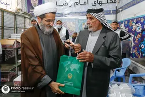 بازدید معاون بین الملل آستان قدس رضوی از موکب اهالی بصره