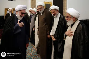 آئین اختتامیه دوره تابستانه طلاب در حرم مطهر رضوی