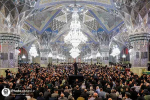 چهارپایه خوانی سالروز شهادت امیرالمؤمنین در حرم مطهر رضوی