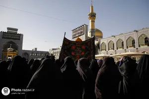 عزاداری روز شهادت حضرت رسول و امام حسن مجتبی علیهم&zwnj;السلام در حرم مطهر رضوی