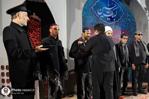 عزاداری هیئت&zwnj;های مذهبی استان هرمزگان در حسینیه حرم