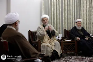 دیدار هیأت تجمع علمای مسلمین لبنان با تولیت آستان قدس رضوی