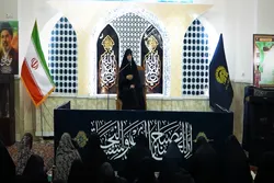 عزاداری بانوان عاشورایی هند و پاکستان در حرم مطهر رضوی