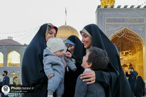 حال و هوای حرم مطهر رضوی در ایام میلاد امیرالمومنین علیه السلام