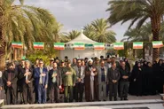 غبارروبی و عطرافشانی مزار شهدا در حرم حضرت حسین‌بن‌موسی‌الکاظم (ع)