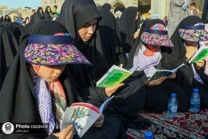 قرائت دعای عرفه در حرم مطهر رضوی-2
