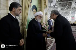 اعطای احکام خدام حرم مطهر رضوی