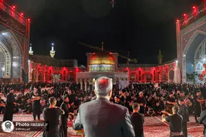 عزاداری هیئت های مذهبی سراسر کشور در حسینیه حرم