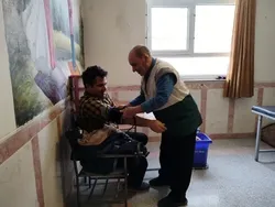 بهره‌مندی محرومین روستای قزل دیزج تبریز از خدمات اردوی جهادی
