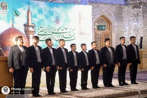 تشرف دانش&zwnj;آموزان مدارس استثنایی کشور به حرم مطهر رضوی-2