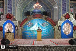 محفل شعر هنرمندان سوره در صحن قدس حرم مطهر رضوی