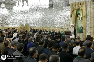 دیدار ستایشگران، شاعران آیینی و مسئولان هیئات مذهبی مشهد با تولیت آستان قدس رضوی