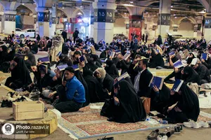مراسم احیا شب بیست و سوم ماه مبارک رمضان در حرم مطهر رضوی-3