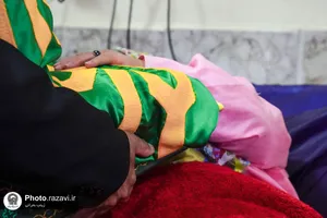 حضور خدام حرم مطهر رضوی در بیمارستان شمس&zwnj;الشموس شهدای ارتش