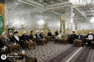 دیدار شرکت کنندگان کنگره جهانی حضرت رضا علیه&zwnj;السلام با تولیت آستان قدس رضوی