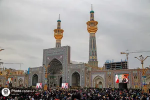 مراسم سخنرانی نوروزی رهبر معظم انقلاب اسلامی در حرم مطهر رضوی - 2