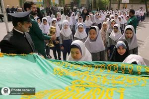 چهارشنبه های امام رضایی در دبستان دخترانه عترت