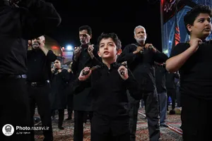 عزاداری سنتی شب ششم محرم در &laquo;حسینیه حرم&raquo;