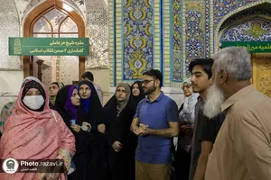 حرم مطهر رضوی در شب میلاد امام هادی علیه&zwnj;السلام