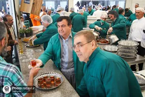 تشرف جمعی از موکب داران اهل سنت آذربایجان غربی به حرم مطهر رضوی