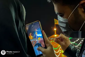 حال و هوای حرم مطهر رضوی در ایام میلاد امیرالمومنین علیه السلام