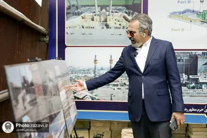 بازدید مهندسان معماری استان خراسان رضوی از پروژه های عمرانی حرم مطهر