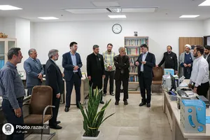 بازدید مدیر عالی حرم مطهر رضوی از مرکز امور خادمین آستان قدس رضوی