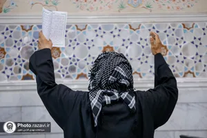 مراسم احیا زائران عرب زبان در شب نوزدهم ماه مبارک رمضان