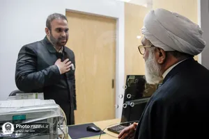 افتتاح پروژه ساماندهی نمای میدان قبله حرم مطهر رضوی-1