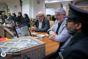 بدرقه کاروان ورزشی پاراآسیایی جمهوری اسلامی ایران در حرم مطهر رضوی