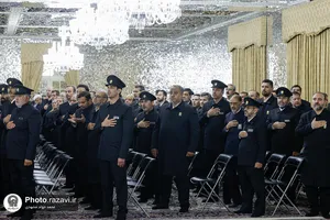 آیین اعطای احکام خدمه حرم مطهر رضوی