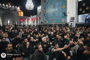 بزرگداشت رهبر شهید انقلاب در حرم مطهر رضوی