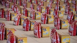 توزیع ۱۵۰ بسته معیشتی به همت خادم‌یاران در سیستان و بلوچستان